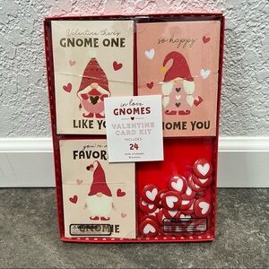 Gnome Valentines Card Kit